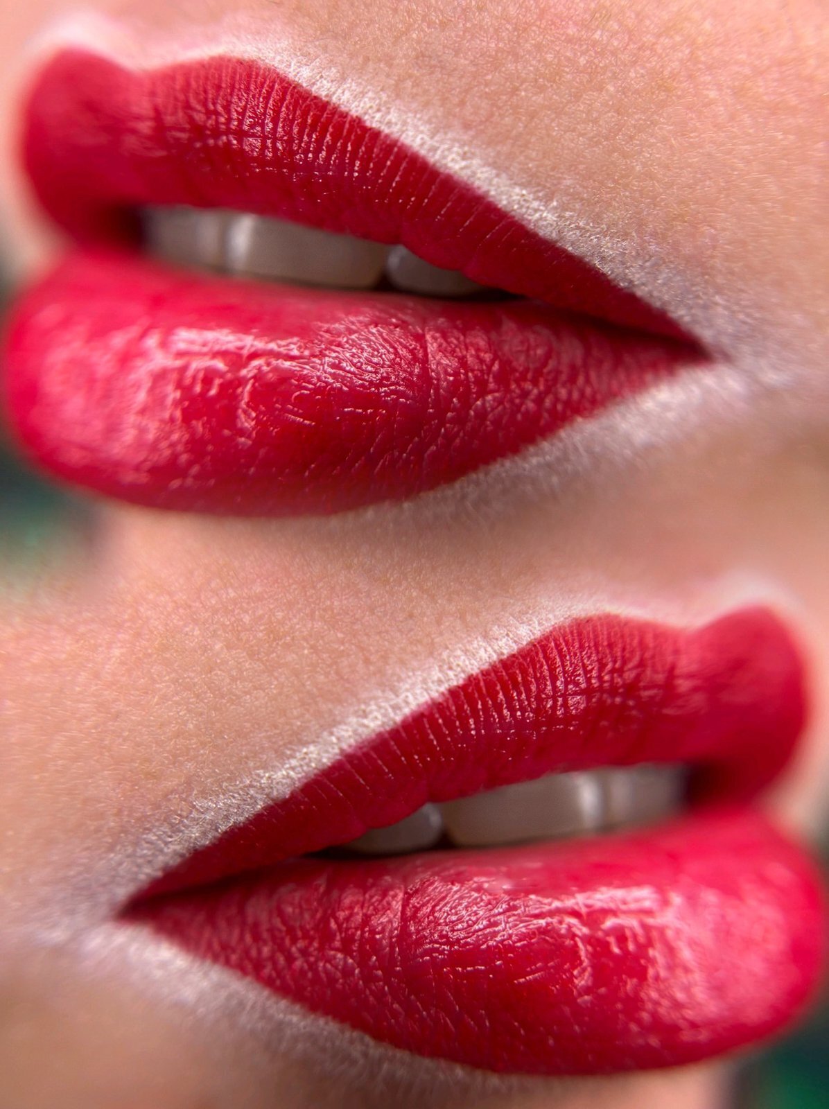 Ergebnis der Lippenkontur mit dem Hollywood-Rotstift