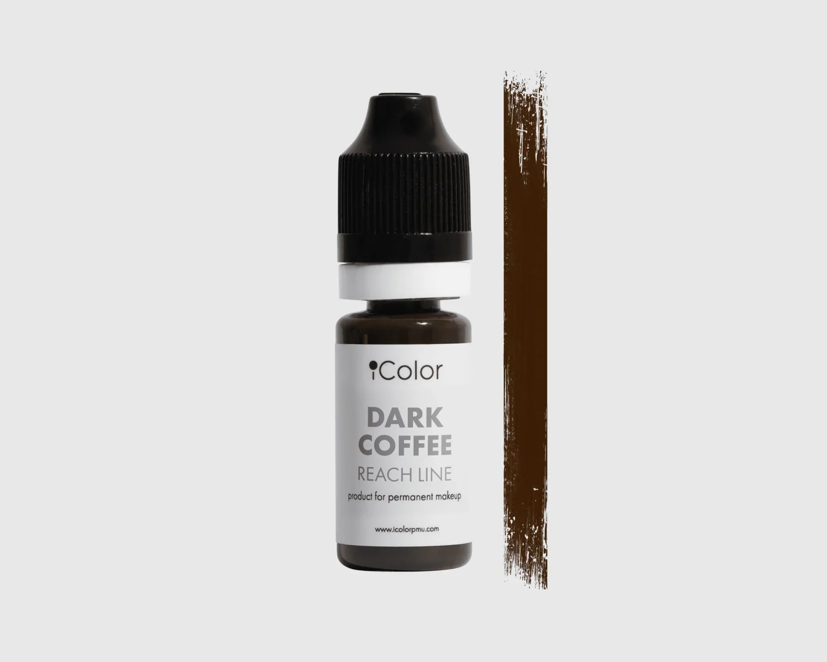 Dark Coffee 10ml bottle – iColor warm chestnut brown brow pigment