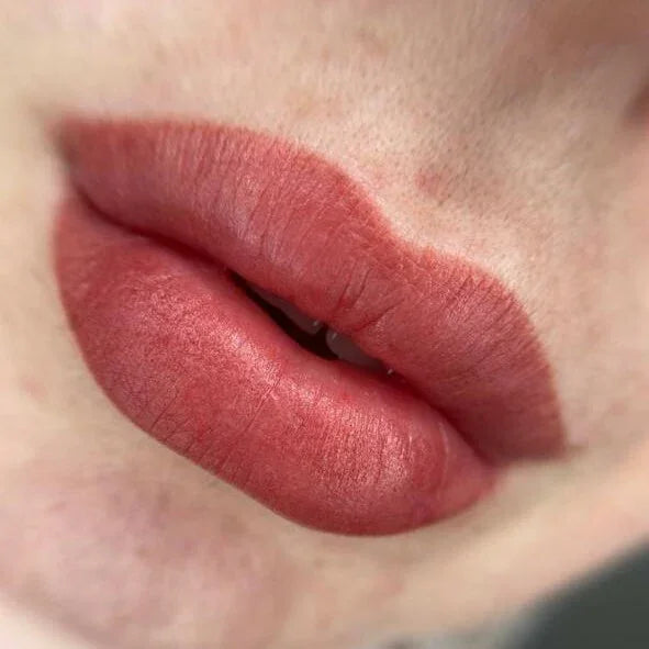 Healed result of Tint Brownie – soft caramel lips