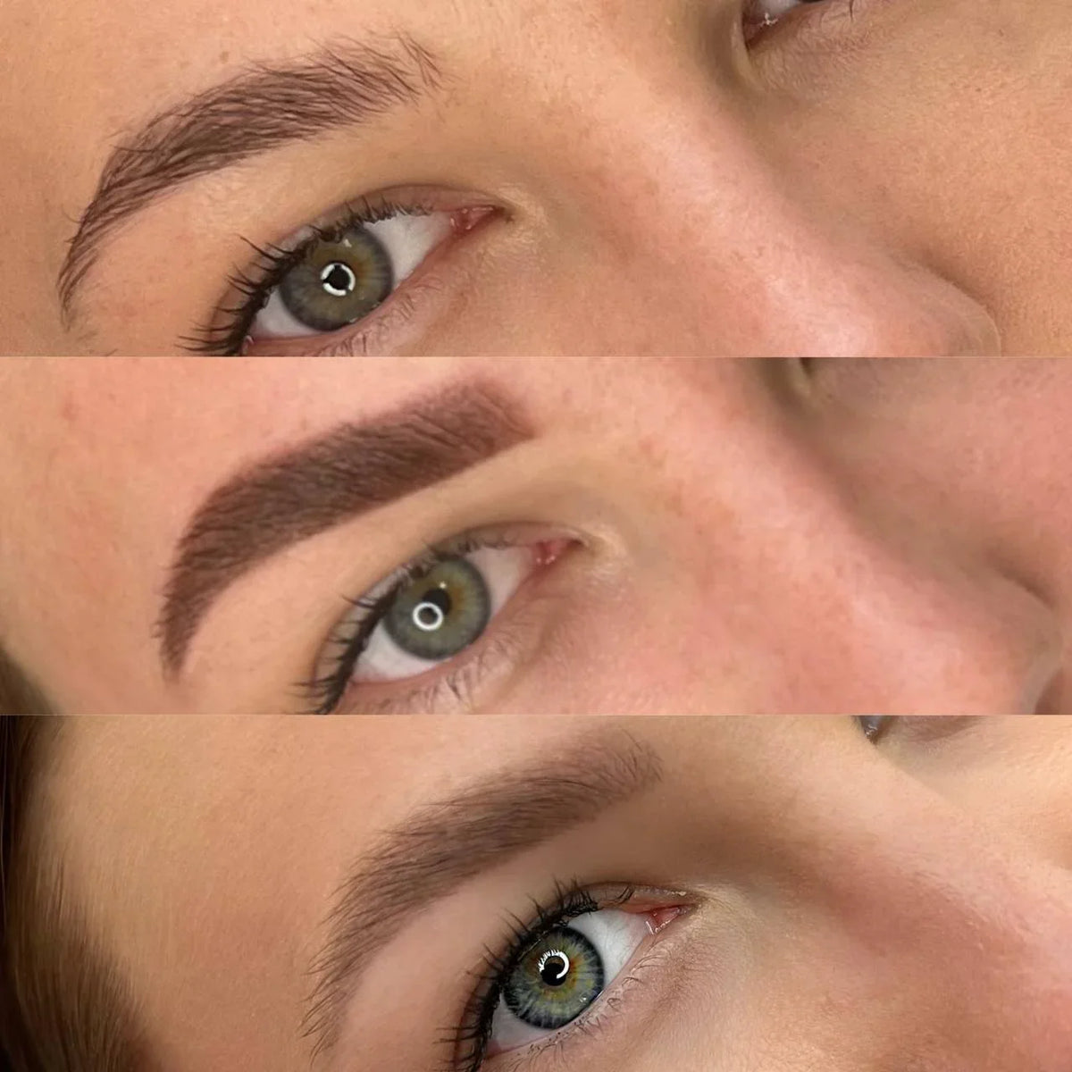 Healed result of Tint Brown – natural brown brows