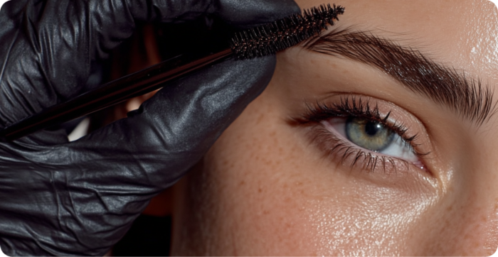 Eyebrow overlap in permanent makeup