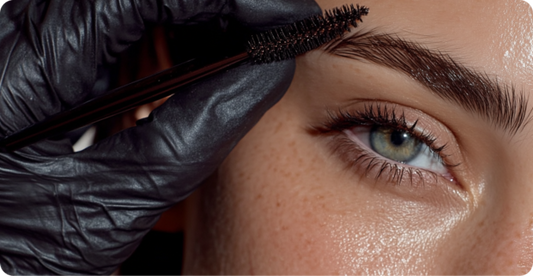 Eyebrow overlap in permanent makeup
