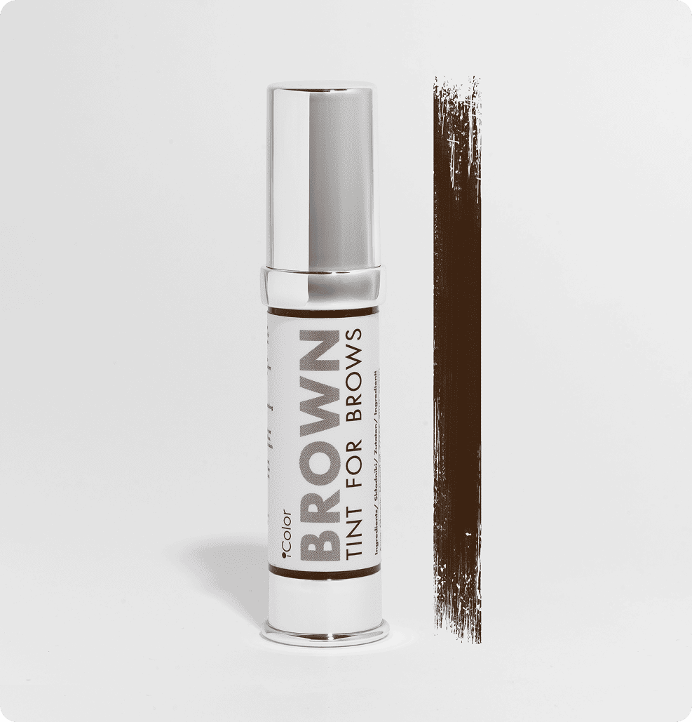 Tint Brown 10 ml bottle – iColor dark brown brow tint