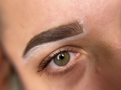 Natural brow result with Natural Brown pencil