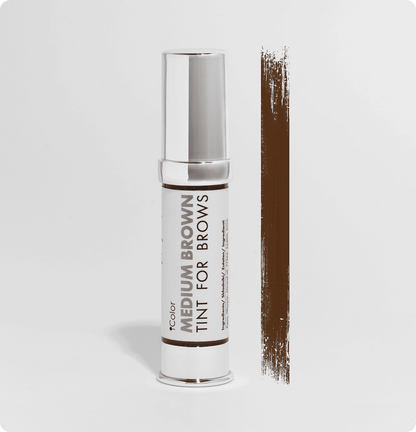 Tint Medium Brown 10 ml bottle – iColor warm chestnut brow tint