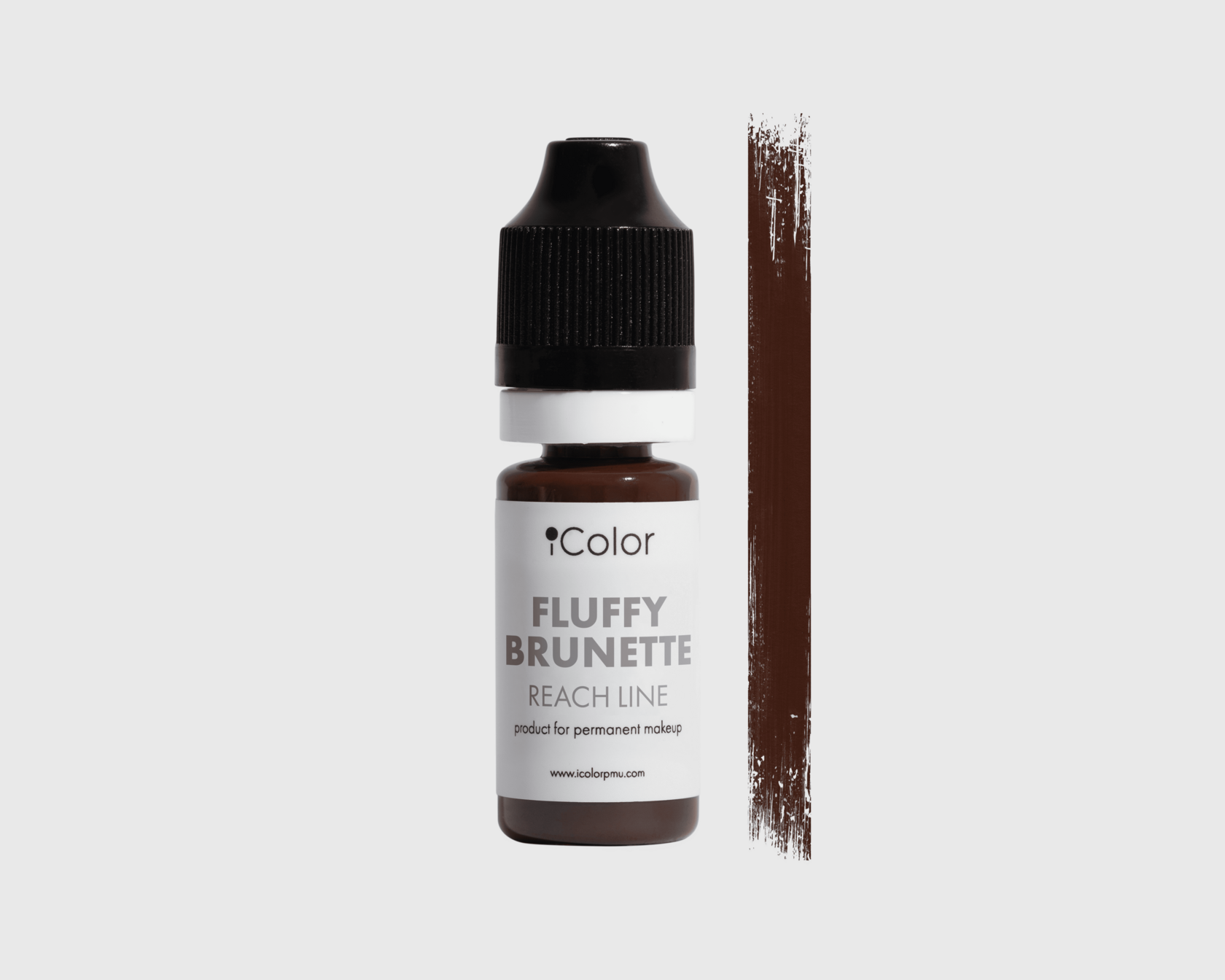 Fluffy Brunette Flacon de 10 ml – Pigment pour sourcils châtain moyen iColor
