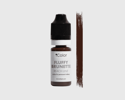 Fluffy Brunette 10ml bottle – iColor medium brown brow pigment