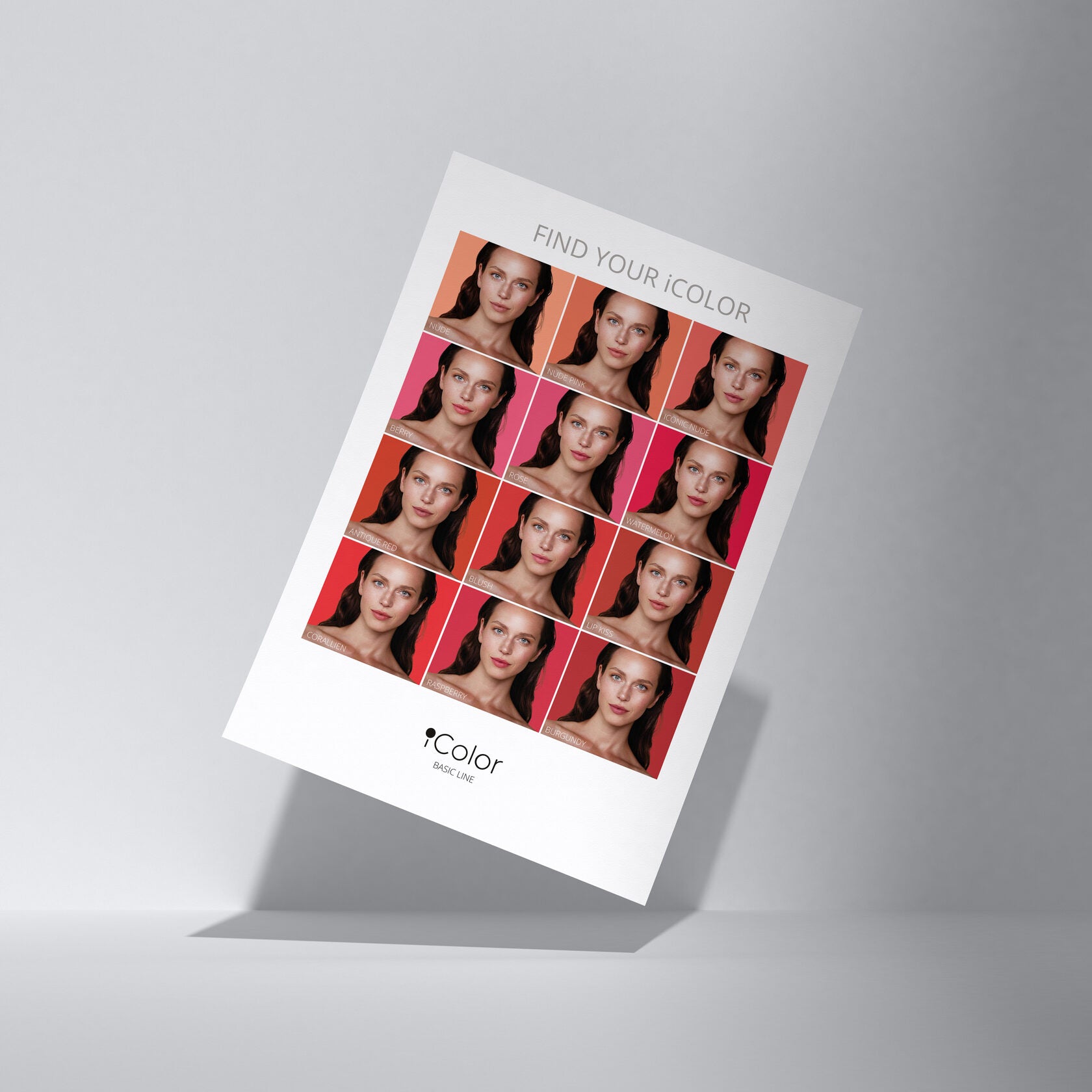 Lips poster «Find your iColor»