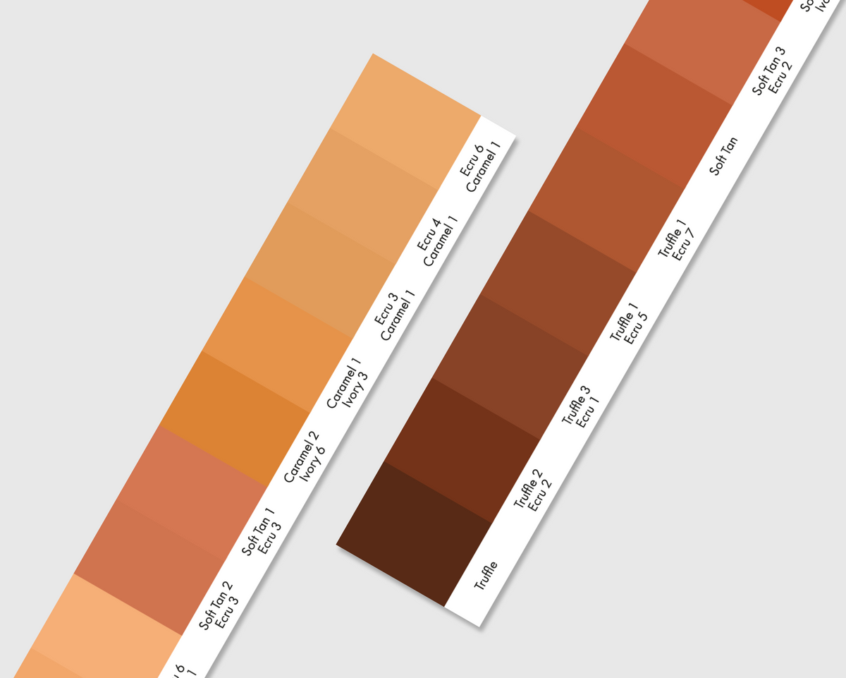 Pantone for selecting the desired shade