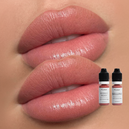 Additional healed work – Bellini on very light lips