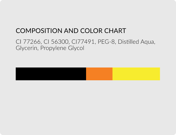 Color chart – Luxurious Brunette with Natural Brunette (1:1 or 2:8)