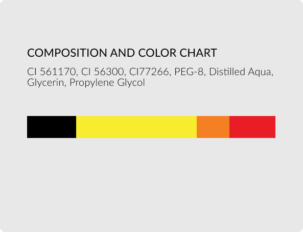 Color chart – Milky Brown for hair stroke work