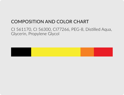 Color chart – Milky Brown for hair stroke work