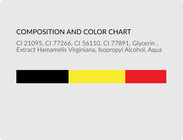 Color chart – Black and Brown with Bronza for warm tone