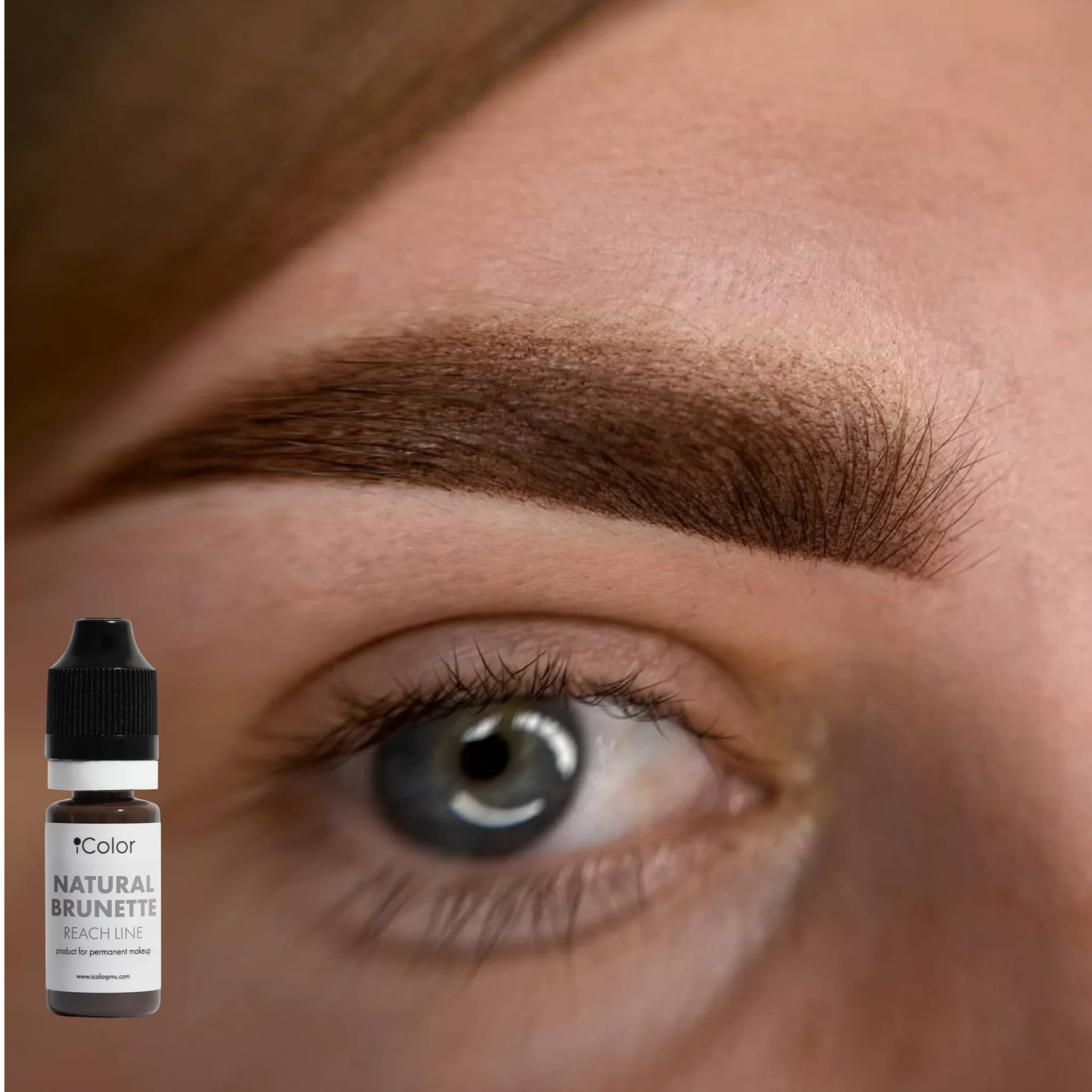 Healed result of Natural Brunette – earthy brown brows