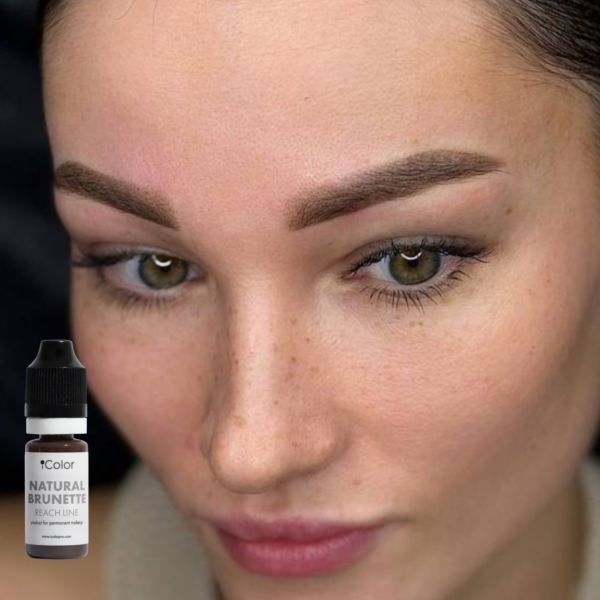 Healed result of Natural Brunette – earthy brown brows