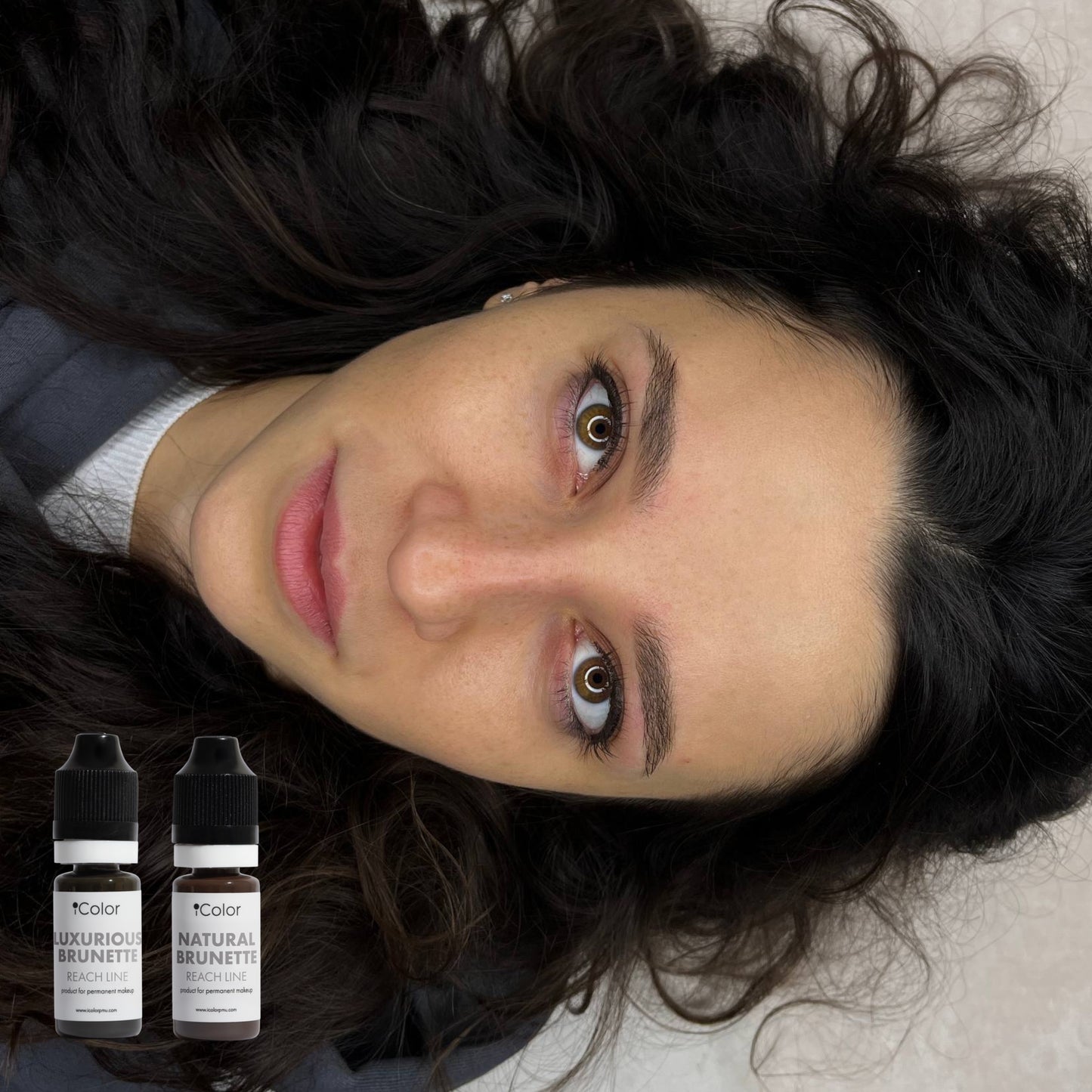 Additional healed work – Luxurious Brunette on healthy skin