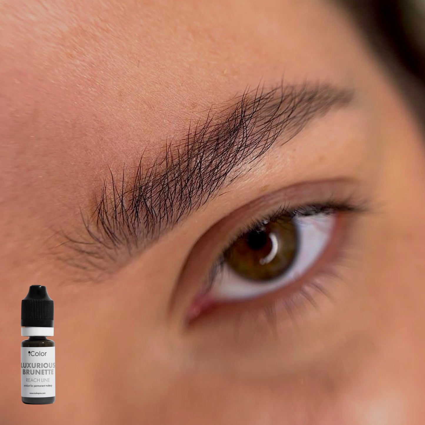 Healed result of Luxurious Brunette – elegant grey-brown brows