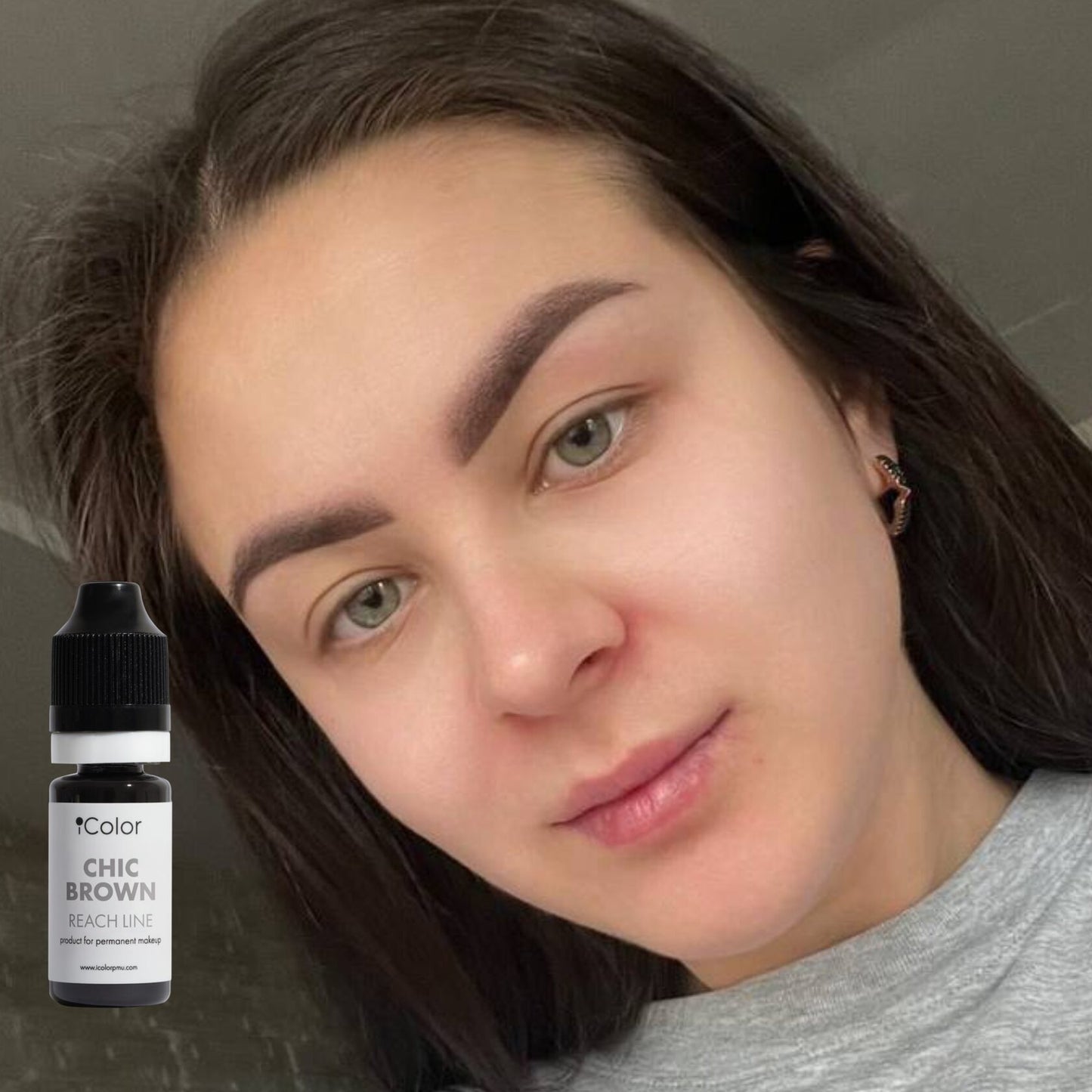 Additional healed work – Chic Brown on cool skin (not recommended pure)