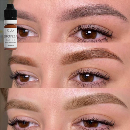Healed result of Bronza corrector – neutralized grey/blue brows