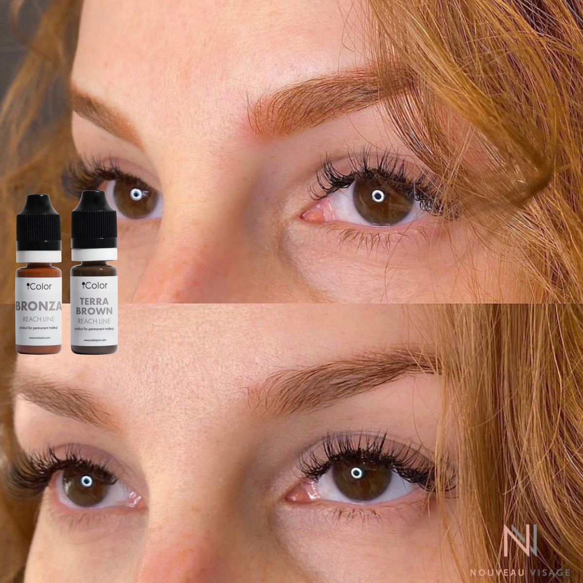 Zusätzliche Heilarbeit – Bronza mit Dolce Brown und Dark Coffee