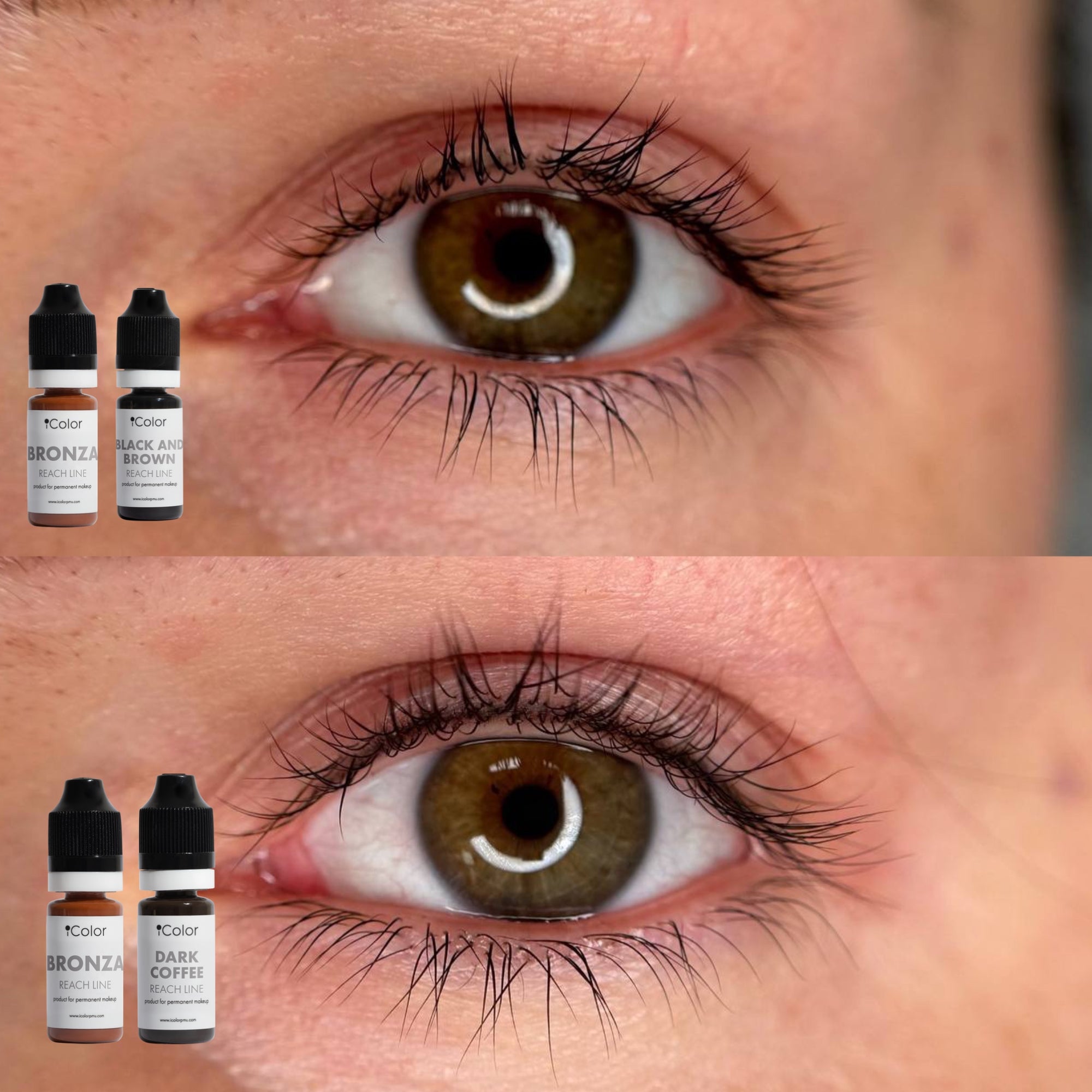 Zusätzliche Heilarbeit – Bronza mit Dolce Brown und Dark Coffee