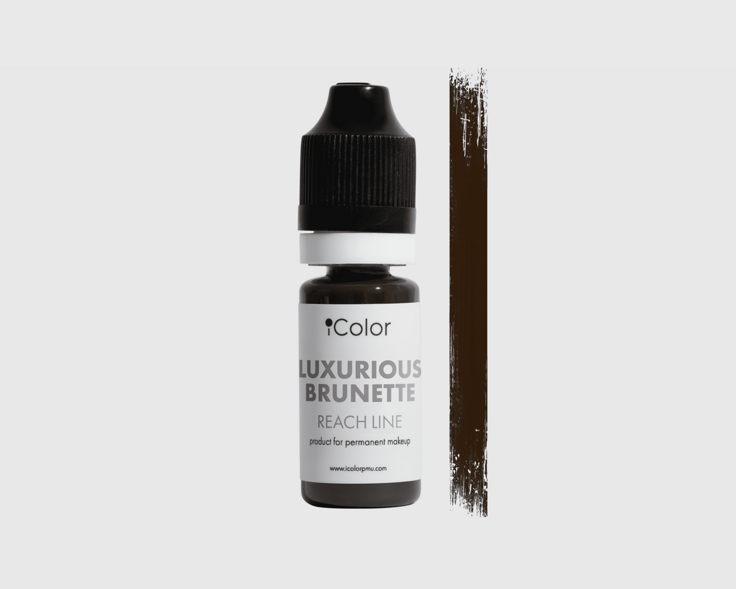 Luxurious Brunette 10ml bottle – iColor cool grey-brown mineral pigment