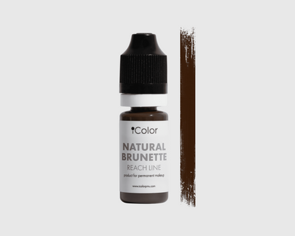 Natural Brunette 10ml bottle – iColor greyish brown brow pigment