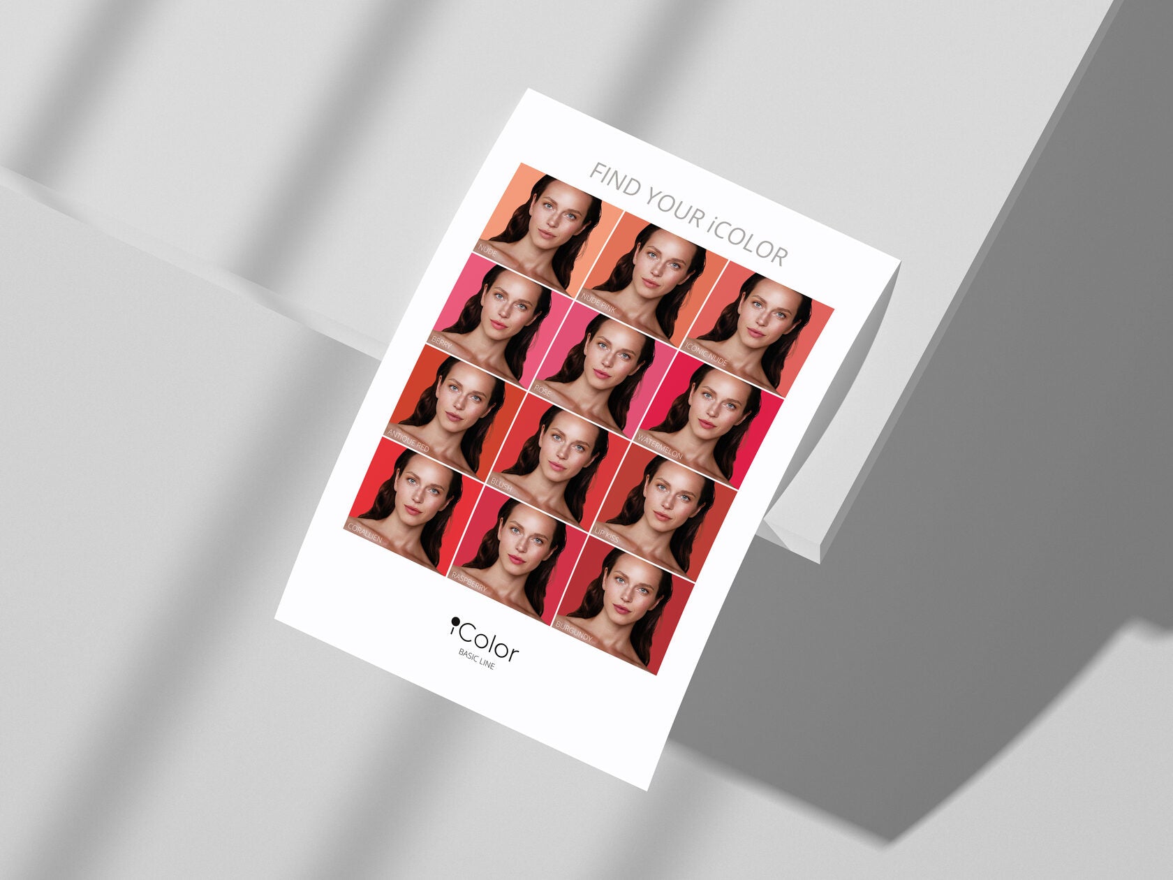 Lips poster «Find your iColor»